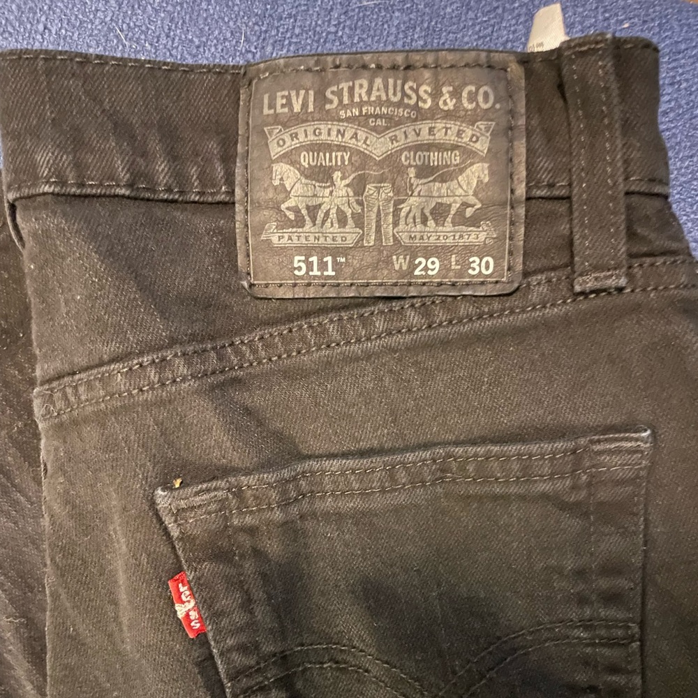 COPY - Men’s black straight Levi jeans 29 x 30